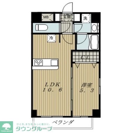 Canal Eastの物件間取画像